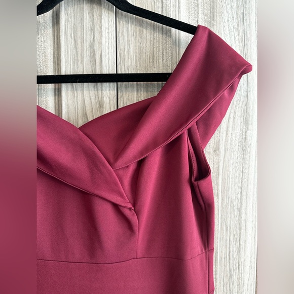 Off the shoulder high low cocktail dress - Picture 7 of 9